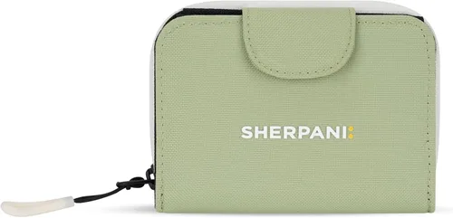 Vista 17 de Sherpani Barcelona, pequeña cartera de nailon bifold con bolsillo con cremallera para mujer, bolsa de viaje, protección RFID Chromatic