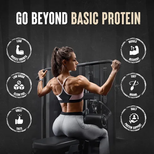 Vista 3 de Animal 100% Proteína de Suero en Polvo – Mezcla de suero para pre-entrenamiento o post-entrenamiento, recuperación o reemplazo de comida bajo
