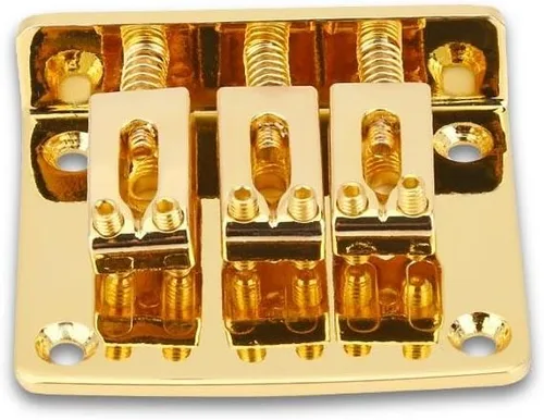 Vista 4 de Piezas de repuesto de puente fijo de 3 cuerdas para guitarras eléctricas de cigarrillos