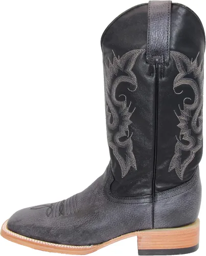 Vista 4 de Botas vaqueras de piel auténtica para hombre