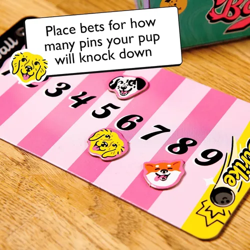 Vista 3 de Big Potato Ten Bone Bowling: un juego de fiesta familiar para ti y tu perro Juego de mesa para perros