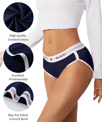 Vista 2 de Ropa interior de algodón para mujer, bragas atrevidas para mujer, bikini cómodo