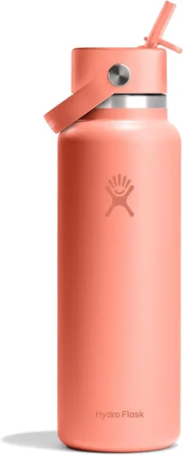 Vista 5 de Hydro Flask de boca ancha con tapa Flex de pajita de 24 onzas Agave