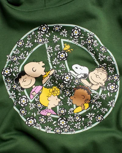 Vista 6 de Peanuts Mens Snoopy Sweatshirt - Vintage Snoopy and Woodstock Pullover Hoodie