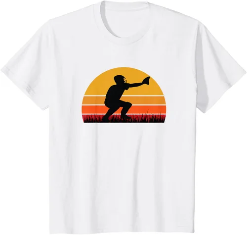 Vista 30 de Baseball Beisbol - Camiseta de jugador de pelota de defensa atrapante, Negro, S