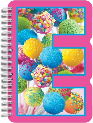 Vista 3 de iscream Cuaderno inicial de 6.5 pulgadas con espiral, encuadernado en espiral, letra N