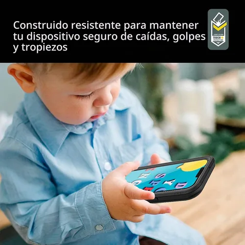 Vista 8 de AICase para iPhone 13/iPhone 14 con funda con clip para cinturón, protector de pantalla, funda protectora resistente de grado militar, protección