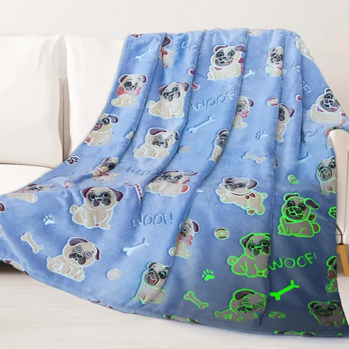 Vista 10 de ORDM Axolotl - Manta de regalo para niñas, manta que brilla en la oscuridad, juguete de ajolote, regalos de cumpleaños para niñas adolescentes