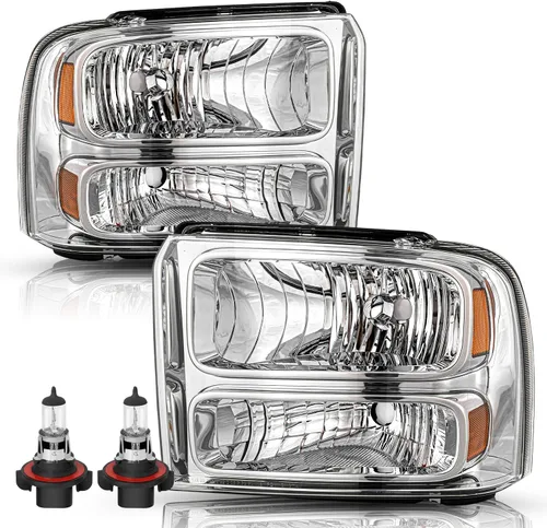 Vista 15 de TUSDAR Juego de montaje de faros delanteros para Ford F250 F350 F450 F550 Super Duty 2005-2007 / Ford Excursion 2005 lado del conductor