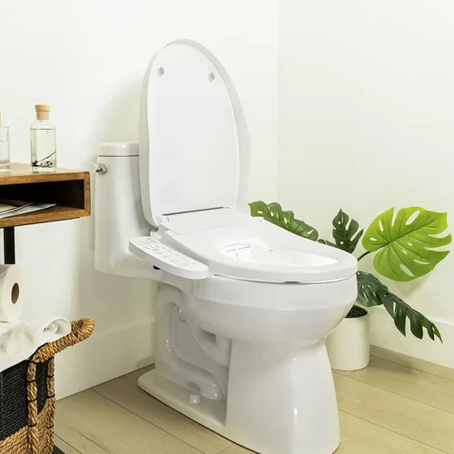 Vista 6 de BidetMate 3000 Series Bidet Asiento de inodoro con agua calentada, control lateral Unlimited warm-water wash, air dryer, and self-cleaning