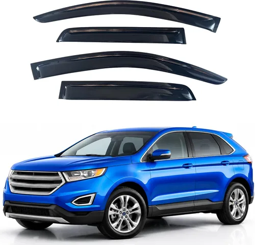 Vista 109 de Visera de ventana IG para Ford Focus Sedán y Hatchback 2012-2018, Protector de ventana lateral para lluvia y viento estilo Mugen, extra duradero