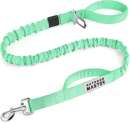 Vista 23 de Correa de cuerda elástica para perros Outdoormaster; para mayor seguridad y comodidad de su perro., M