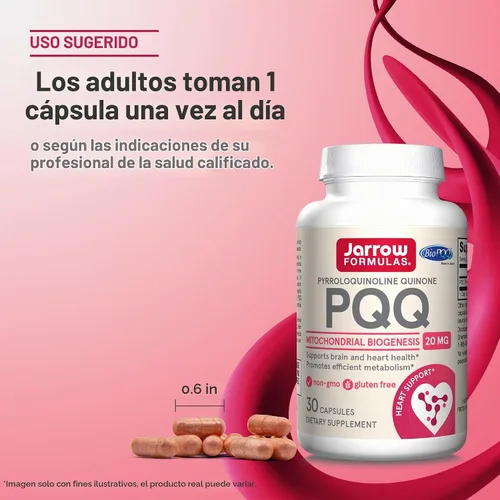 Vista 7 de Jarrow Formulas PQQ, PQ20, 1, 1