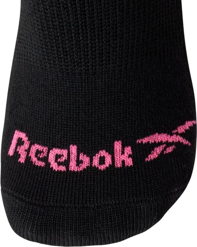 Vista 6 de Reebok Calcetines deportivos para mujer, paquete de 6 calcetines invisibles