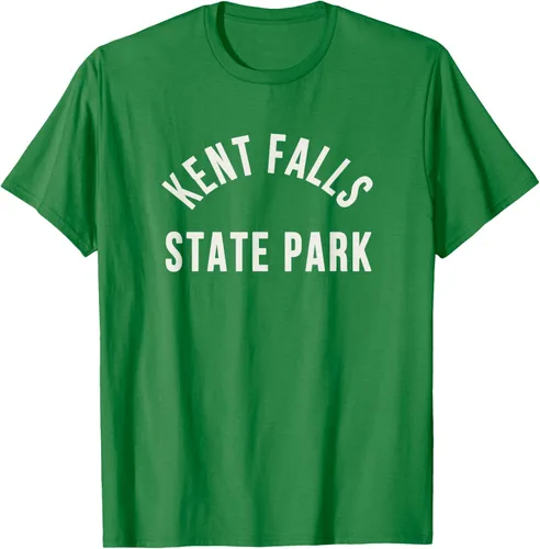 Vista 4 de Kent Falls State Park Connecticut Arch CT Camiseta, Azul