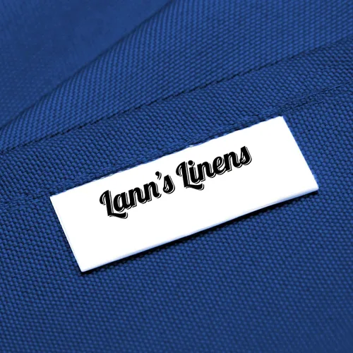 Vista 5 de Lann's Linens - Mantel rectangular de tela de poliéster de primera calidad para bodas, banquetes y restaurantes Azul real