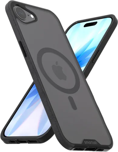 Vista 60 de Smartish® - Funda MagSafe transparente para iPhone 17, Gripmunk, funda delgada magnética [ligera + protectora], cubierta de agarre delgada