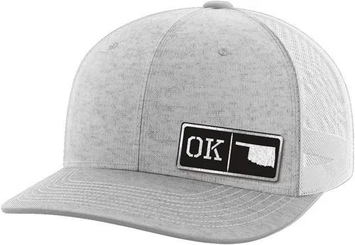 Vista 7 de Sombrero de parche negro de cosecha propia de Oklahoma Negro/Negro