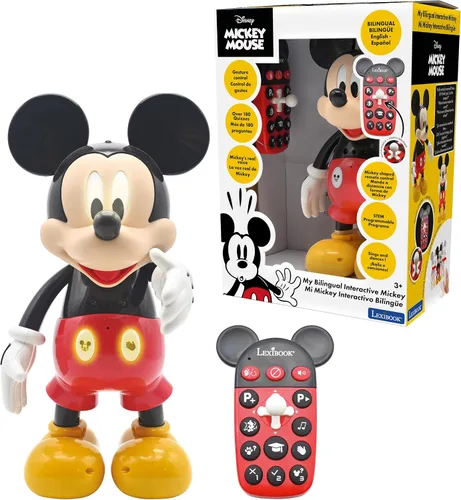 Vista 15 de LEXiBOOK, Disney Stitch, El Robot Interactivo de Surf de Stitch – Auto-Equilibrado, Efectos de Luz y Sonido, Juguetes Portátiles con Sensores