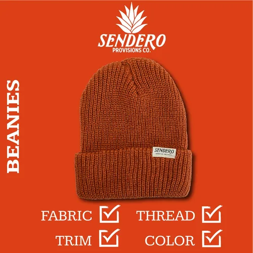 Vista 3 de Sendero Provisions Co. Gorro vintage con puños para exteriores para hombre y mujer