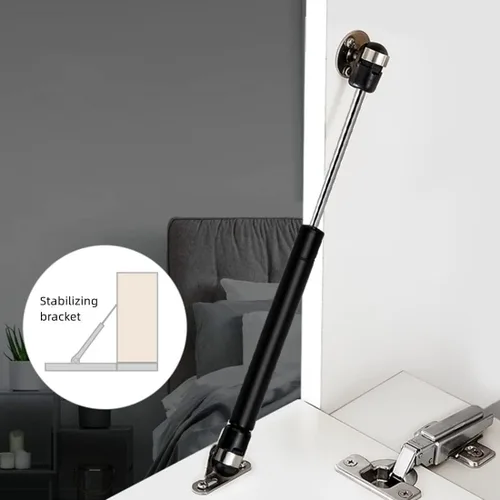 Vista 7 de Soportes de gas de 30N/6.8 lb Puntal de gas de 6 pulgadas Soportes de elevación de la tapa de resorte de gas Soporte de apoyo/amortiguadores de gas
