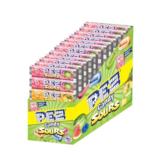 Vista 2 de Rollos de recambio de caramelos Pez, bolsa variada de 11 onzas (aproximadamente 35 rollos completos por bolsa)
