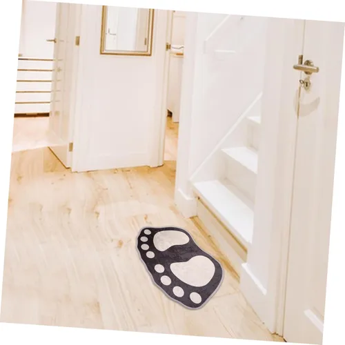 Vista 6 de PRETYZOOM Tapete absorbente para pies, tapete de baño, decoración del hogar, dormitorio, tapete antideslizante para el suelo, alfombra de baño