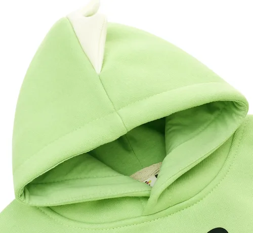 Vista 3 de famuka Sudadera con capucha lisa para bebé niño y niña