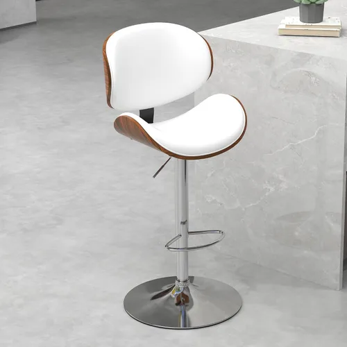 Vista 23 de civama Taburetes de bar 1 pieza para encimera de cocina, sillas de altura de barra ajustable, taburetes de bar giratorios modernos con asiento