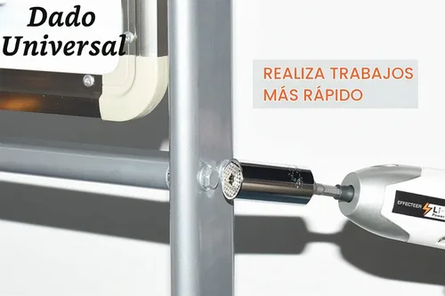 Vista 7 de Enchufe Universal, Enchufe Autoajustable que se Adapta a Estándar de 1/4'' - 3/4'' Métrico 7mm-19mm, Adaptadores de Enchufe para Llave de Trinquete