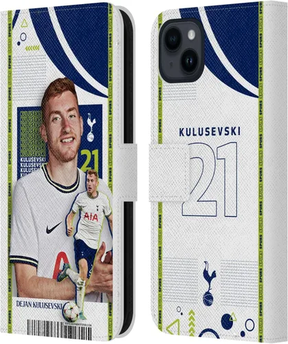 Vista 12 de Head Case Designs Officially Licensed Tottenham Hotspur F.C. Cristian Romero 2022/23 First Team Leather Wallet Case Compatible with Apple iPhone 11
