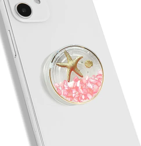Vista 7 de Soporte plegable extensible estilo océano para teléfono celular, tableta, accesorio de teléfono celular (turquesa)