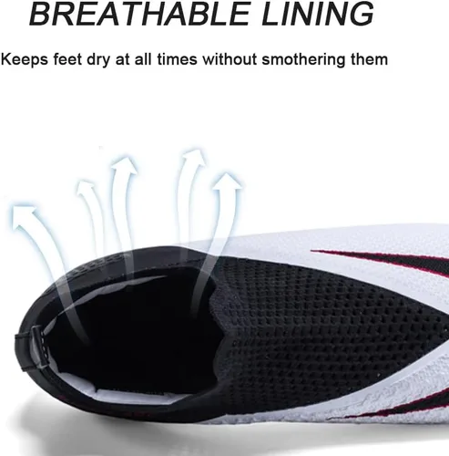 Vista 5 de Tacos de fútbol ligeros para hombre para entrenamiento de fútbol zapatos de fútbol sala profesionales antideslizantes - Zapatos de fútbol sala