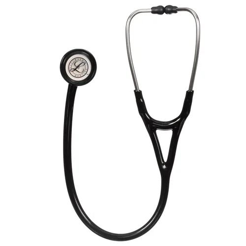 Vista 6 de 3M Littmann Master Cardiology - Estetoscopio 2160, pieza torácica de acero inoxidable, tubo negro de 27 pulgadas (paquete de 3)