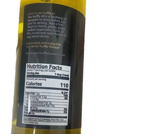 Vista 2 de TruffleHunter Aceite de trufa negra en una botella estilo regalo, aceite de oliva virgen extra, 3.38 oz (3.4 fl oz)