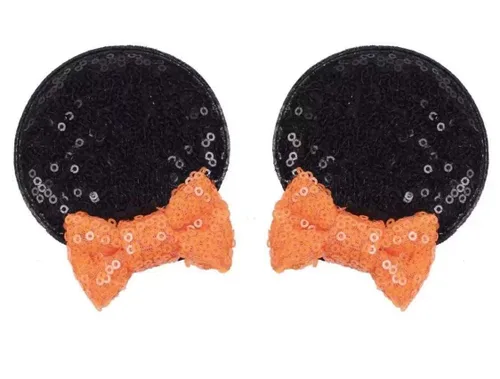 Vista 15 de CLGIFT Diadema con orejas de Minnie para bebés y niños pequeños (Ariel)