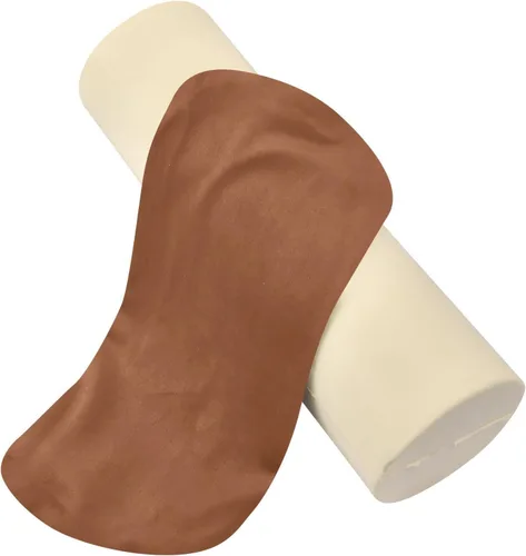 Vista 2 de Almohada de yoga Almohada de espuma viscoelástica para el cuello, almohada redonda para niños, almohada cilíndrica de espuma para soporte