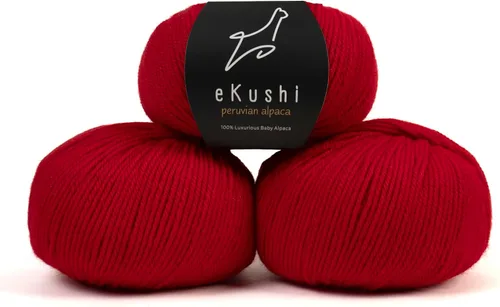 Vista 99 de 100% Hilo de Alpaca Baby para Tejer y Ganchillo - 1 Cono de Hilo Premium DK - Ligero, Hipoalergénico y Térmico Hecho en Perú - Ideal para Proyectos