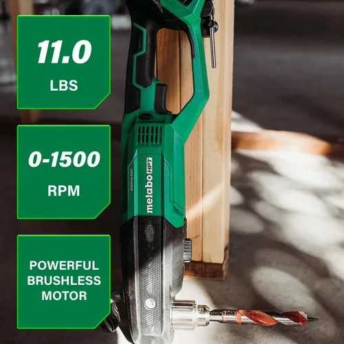 Vista 5 de Metabo HPT - Kit de taladro inalámbrico de ángulo recto de 36 V, portabrocas de 1/2 pulgada, D36DYA