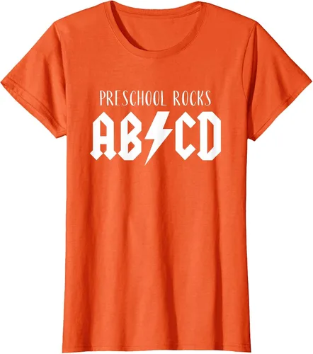 Vista 10 de Preschool Rocks Teacher Back to School ABCD Rock First Day T-Shirt Asphalt Grey