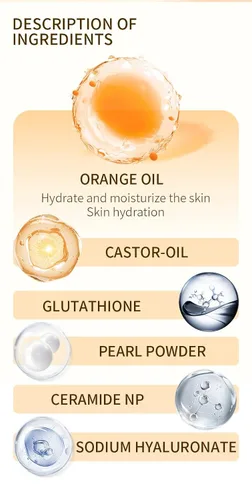 Vista 6 de Gel exfoliante naranja para cara y cuerpo, exfoliante de gel limpiador 2026, exfoliante de poros de naranja, limpieza profunda de poros, elimina