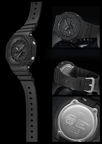 Vista 2 de G-shock - Reloj Casio color carbón con protección Ga-2100-1ajf para hombre