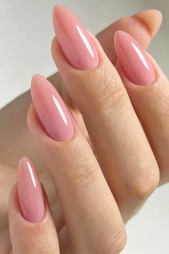 Vista 19 de AzureBeauty - Uñas cortas a presión con forma de almendra, color azul Marrón Amarillo Púrpura