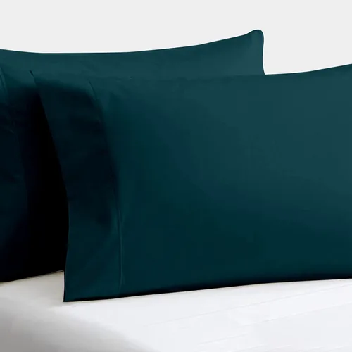 Vista 7 de Juego de 2 fundas de almohada de 600 hilos, 100% algodón egipcio de fibra larga, fundas de almohada suaves y duraderas, fundas de almohada suaves