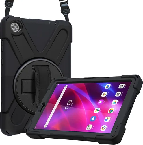 Vista 10 de ProCase Funda Lenovo Tab K10 de 10.3 pulgadas 2021 / M10 FHD Plus (2ª generación 2020), resistente a prueba de golpes, con soporte giratorio