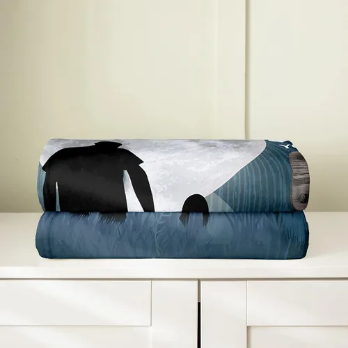 Vista 4 de Manta de forro polar para el día del padre, regalos de cumpleaños para papá, abuelo, manta de franela ultra suave de hija, manta de franela mullida