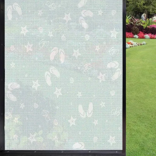 Vista 18 de Koi Fish - Película de adherencia estática para ventana, imagen de fortuna china y tranquilidad de poder de Koi, película de vinilo estático Color18