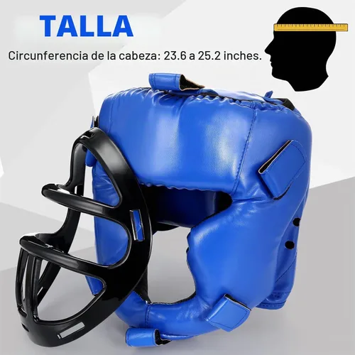 Vista 2 de Arrowbash Juego de 2 protectores de cabeza y guantes de boxeo para adultos, guantes de boxeo de 10 oz, protector de cara completa