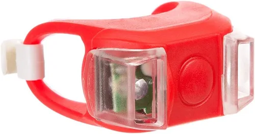 Vista 3 de Bright Eyes Luz trasera de bicicleta de silicona Luces LED de seguridad trasera (rojo)