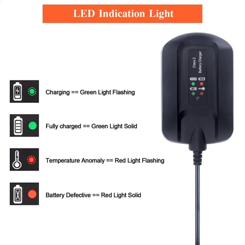 Vista 4 de WA3742 Reemplace el cargador de batería de litio worx 20v WA3742 WA3732 para cargar la batería de litio Worx 20V MAX WA3520 WA3525 WA3512 WA3512.1